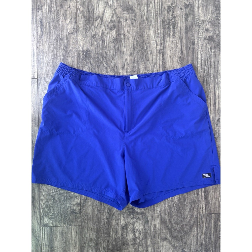 LL BEAN UPF 50 POLY SPANDEX HIKING OUTDOOR ACTIVE SHORTS Women's 22W Plus